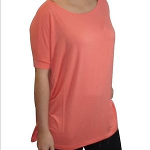 Salmon piko blouse!